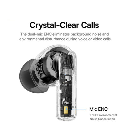 Handsfree Bluetooth Baseus Bowie E19, TWS, Черен A00069600113-00