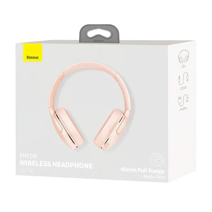 Handsfree Bluetooth Baseus Encok D02 Pro, MultiPoint, A2DP, Роз NGTD010304
