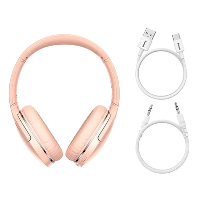 Handsfree Bluetooth Baseus Encok D02 Pro, MultiPoint, A2DP, Роз NGTD010304