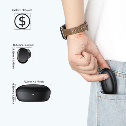 Handsfree Bluetooth Baseus Encok W11, TWS, Черен NGTW060001