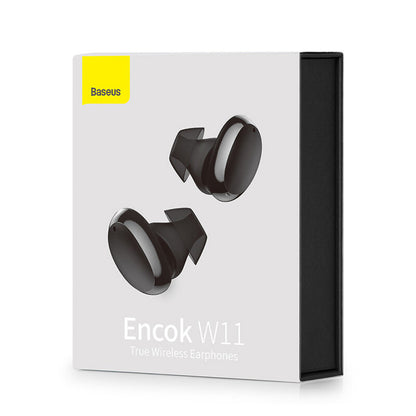 Handsfree Bluetooth Baseus Encok W11, TWS, Черен NGTW060001