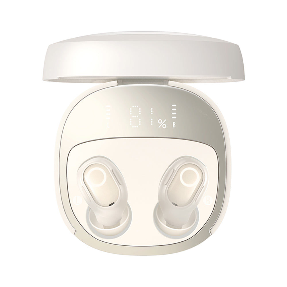 Handsfree Bluetooth Baseus WM02+, TWS, Бял NGTW370302