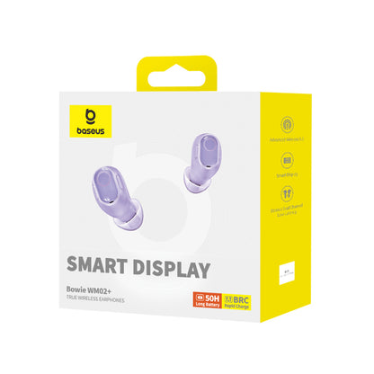 Handsfree Bluetooth Baseus WM02+, TWS, Лилав NGTW370305