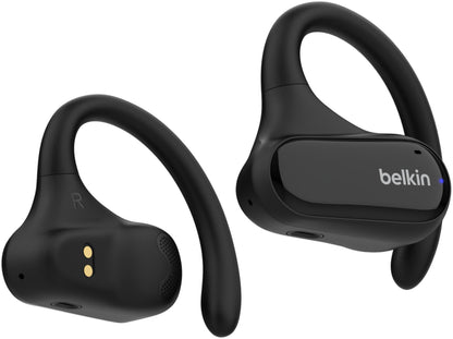 Безжични слушалки Bluetooth Belkin SoundForm ClearFit, TWS, Multipoint, Черен AUC013ctBK