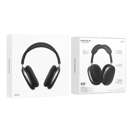Handsfree Bluetooth Borofone BO22 Elegant, A2DP, Сив