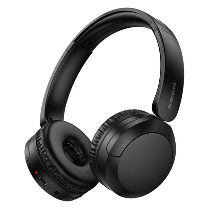 Безжични слушалки Bluetooth Borofone BO37 Marvellous, A2DP, Черен