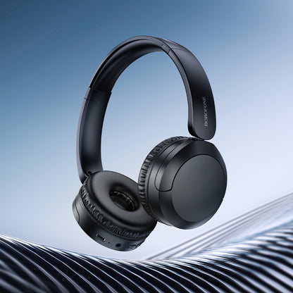 Безжични слушалки Bluetooth Borofone BO37 Marvellous, A2DP, Черен