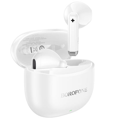 Handsfree Bluetooth Borofone BW88 Deep Rhyme, TWS, Бял 