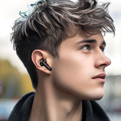 Handsfree Bluetooth Borofone FQ1 Shine, TWS, Черен