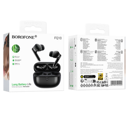 Handsfree Bluetooth Borofone FQ10 Joyful, TWS, Черен