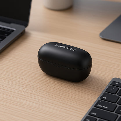 Handsfree Bluetooth Borofone FQ10 Joyful, TWS, Черен