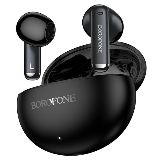 Безжични слушалки Bluetooth Borofone FQ12 Nice, TWS, Черен