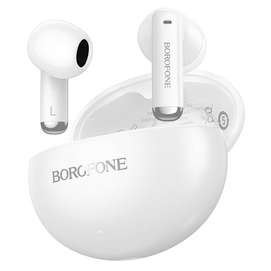 Слушалки Handsfree Bluetooth Borofone FQ12 Nice, TWS, Бели