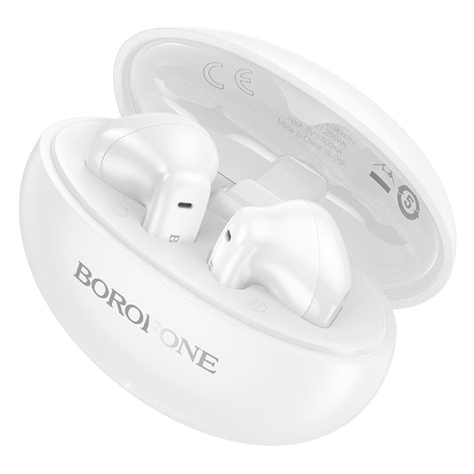 Слушалки Handsfree Bluetooth Borofone FQ12 Nice, TWS, Бели