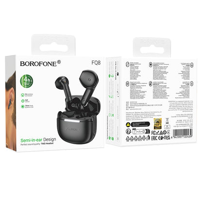 Handsfree Bluetooth Borofone FQ8 High, TWS, Черен