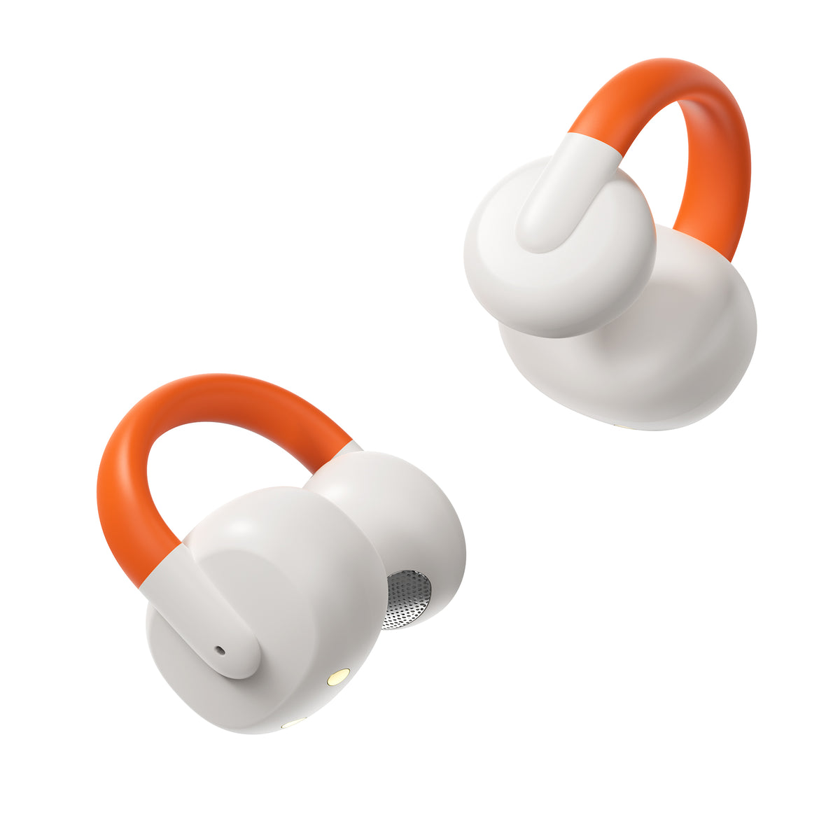 Безжични слушалки Bluetooth Bugani Clip B21, TWS, Бял