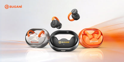 Безжични слушалки Bluetooth Bugani Clip B21, TWS, Черен