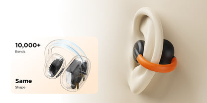 Безжични слушалки Bluetooth Bugani Clip B21, TWS, Черен