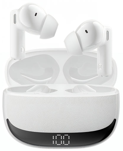 Bluetooth Handsfree BWOO BW40, TWS, ANC, Бял