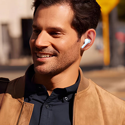 Handsfree Bluetooth Dudao U19 Display, TWS, Бял