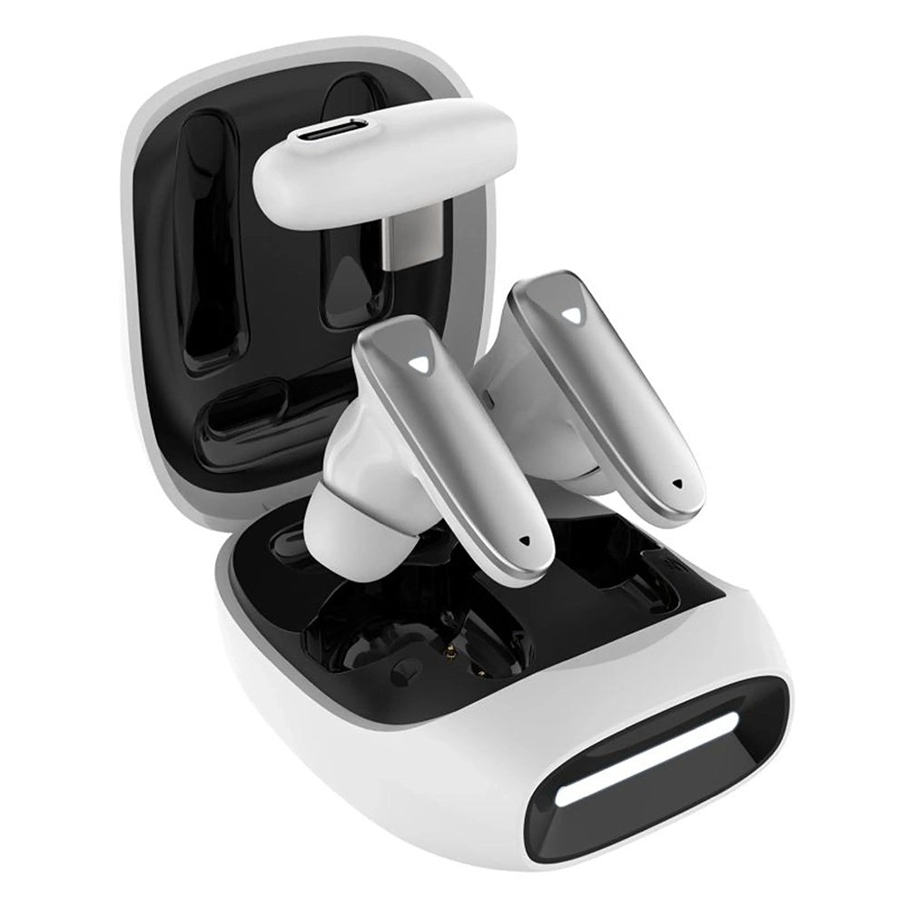 Handsfree Bluetooth Fixed Pods, TWS, Бял