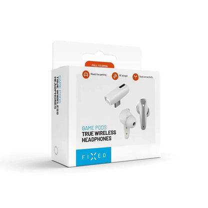 Handsfree Bluetooth Fixed Pods, TWS, White