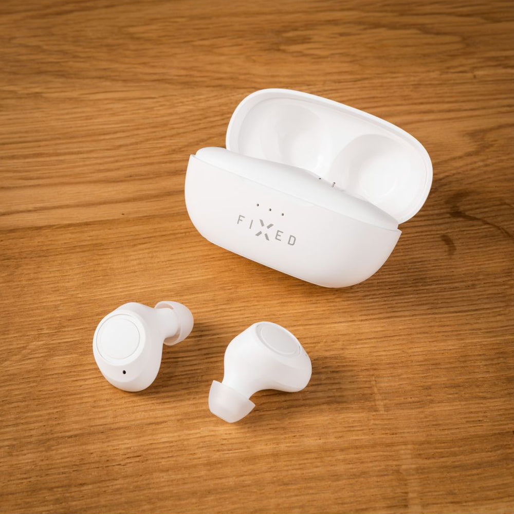 Handsfree Bluetooth Fixed, TWS, Бял