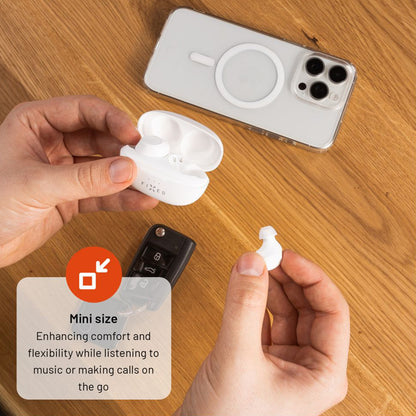 Handsfree Bluetooth Fixed, TWS, Бял