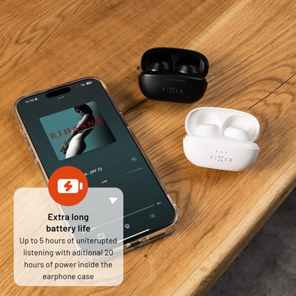 Handsfree Bluetooth Fixed, TWS, Черен