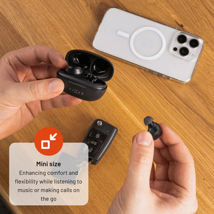 Handsfree Bluetooth Fixed, TWS, Черен