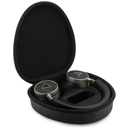 Handsfree Bluetooth Guess 4G Gold Triangle Logo, A2DP, Черен