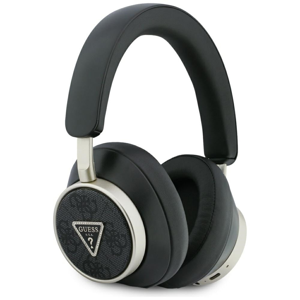 Handsfree Bluetooth Guess 4G Gold Triangle Logo, A2DP, Черен