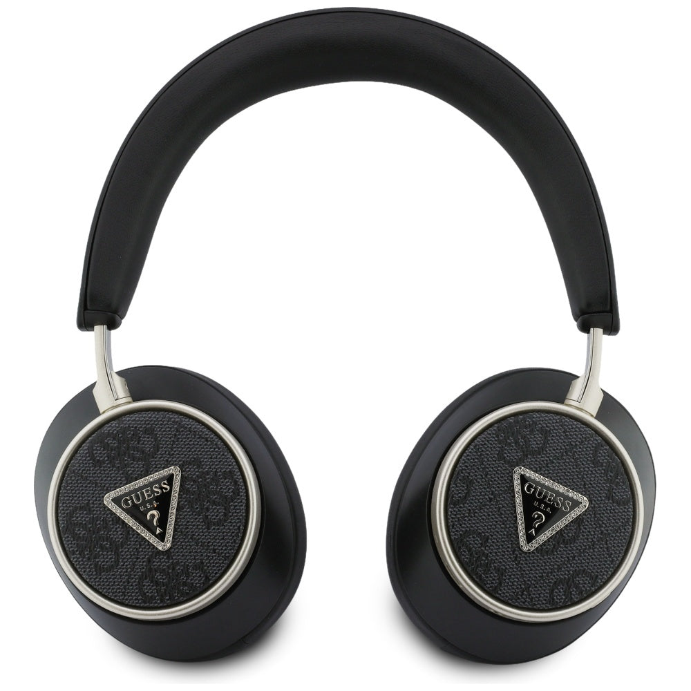Handsfree Bluetooth Guess 4G Gold Triangle Logo, A2DP, Черен