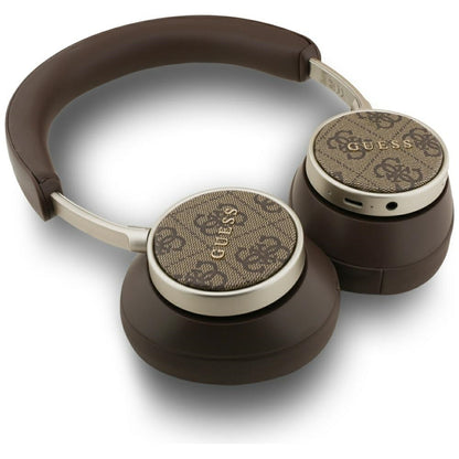 Handsfree Bluetooth Guess 4G Classic Logo, A2DP, Кафяв