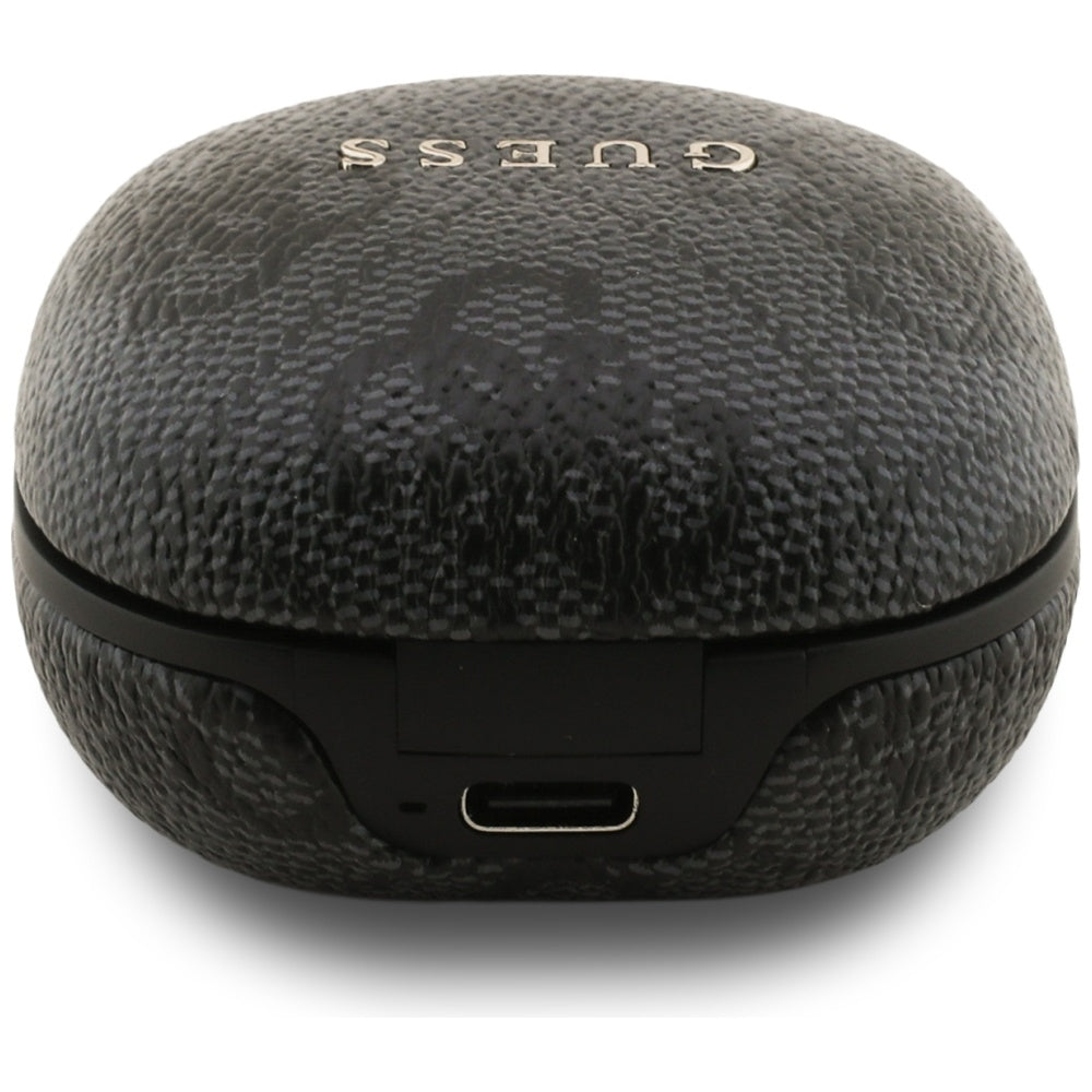 Handsfree Bluetooth Guess 4G Classic Metal Logo, TWS, Black