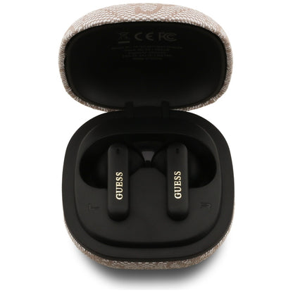 Handsfree Bluetooth Guess 4G Classic Metal Logo, TWS, Розов