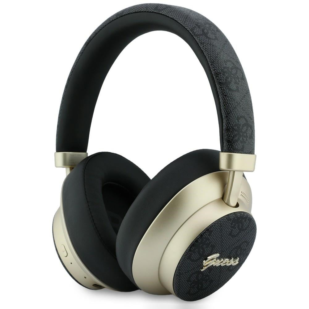 Handsfree Bluetooth Guess 4G Gold Script Metal, A2DP, Черен