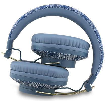 Handsfree Bluetooth Guess 4G Metal Logo, A2DP, Син