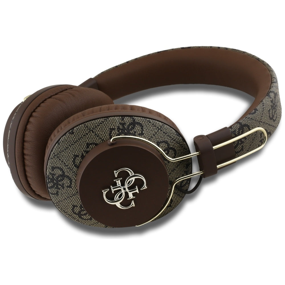 Handsfree Bluetooth Guess 4G Metal Logo, A2DP, Кафяв