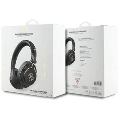 Handsfree Bluetooth Guess 4G Metal Logo, A2DP, Черен