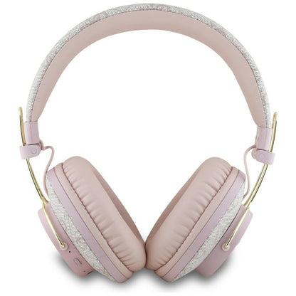 Handsfree Bluetooth Guess 4G Metal Logo, A2DP, Розов