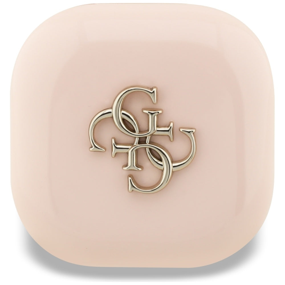 Handsfree Bluetooth Guess 4G Metal Logo, TWS, Розов