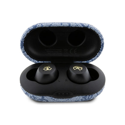 Handsfree Bluetooth Guess 4G Metal, TWS, Син