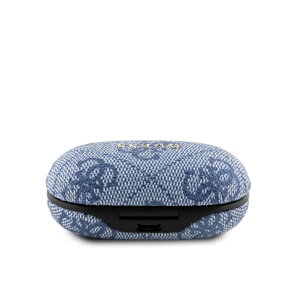 Handsfree Bluetooth Guess 4G Metal, TWS, Син