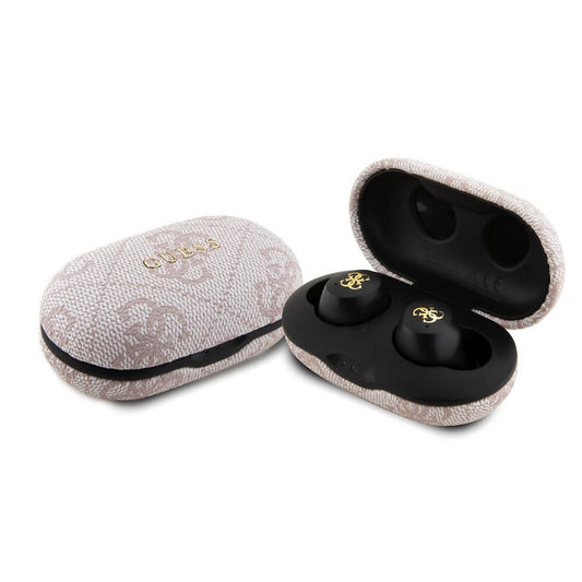Handsfree Bluetooth Guess 4G Metal, TWS, Pink