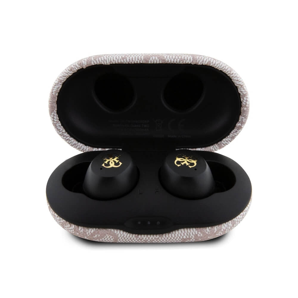 Handsfree Bluetooth Guess 4G Metal, TWS, Розов