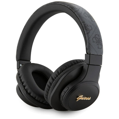 Handsfree Bluetooth Guess 4G Tone on Tone Script Logo, A2DP, Черен
