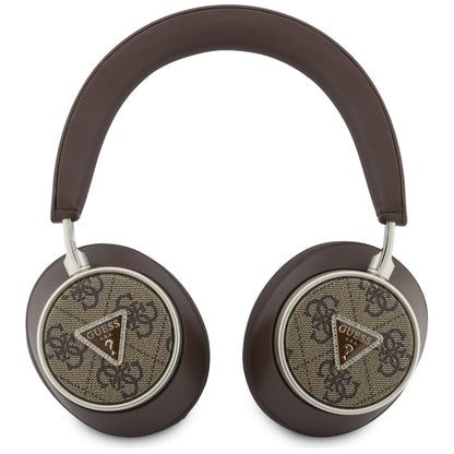 Handsfree Bluetooth Guess 4G Gold Triangle Logo, A2DP, Кафяв