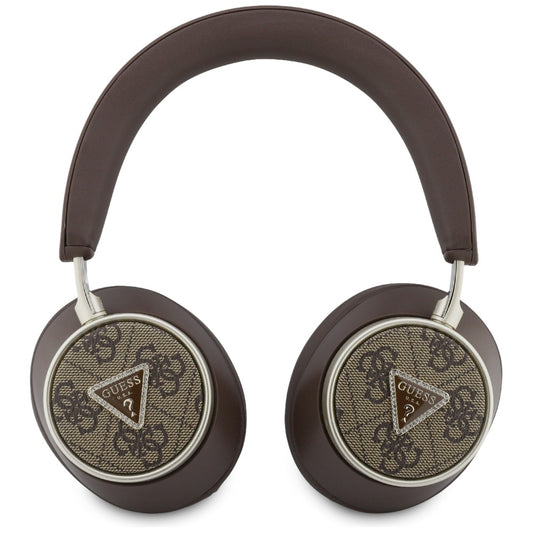 Handsfree Bluetooth Guess 4G Gold Triangle Logo, A2DP, Кафяв