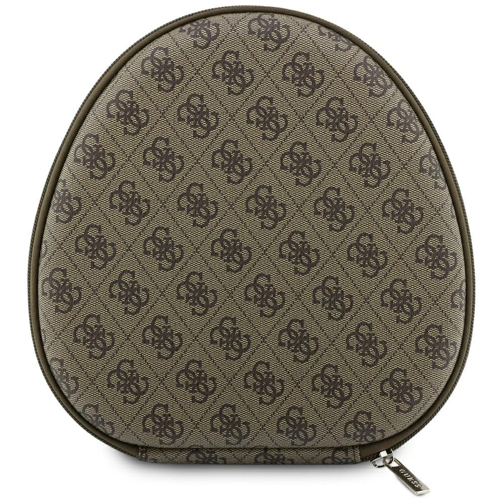 Handsfree Bluetooth Guess 4G Gold Triangle Logo, A2DP, Brown